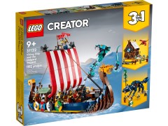31132 LEGO Viking Ship and the Midgard Serpent product image 1, provided for visual reference and product detail review