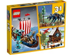 31132 LEGO Viking Ship and the Midgard Serpent product image 2, provided for visual reference and product detail review