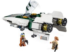 75248 LEGO Resistance A-Wing PRE-OWNED CERTIFIED product image 2, provided for visual reference and product detail review