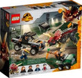 76950 LEGO Triceratops Pick-Up Truck Ambush product image 1, provided for visual reference and product detail review