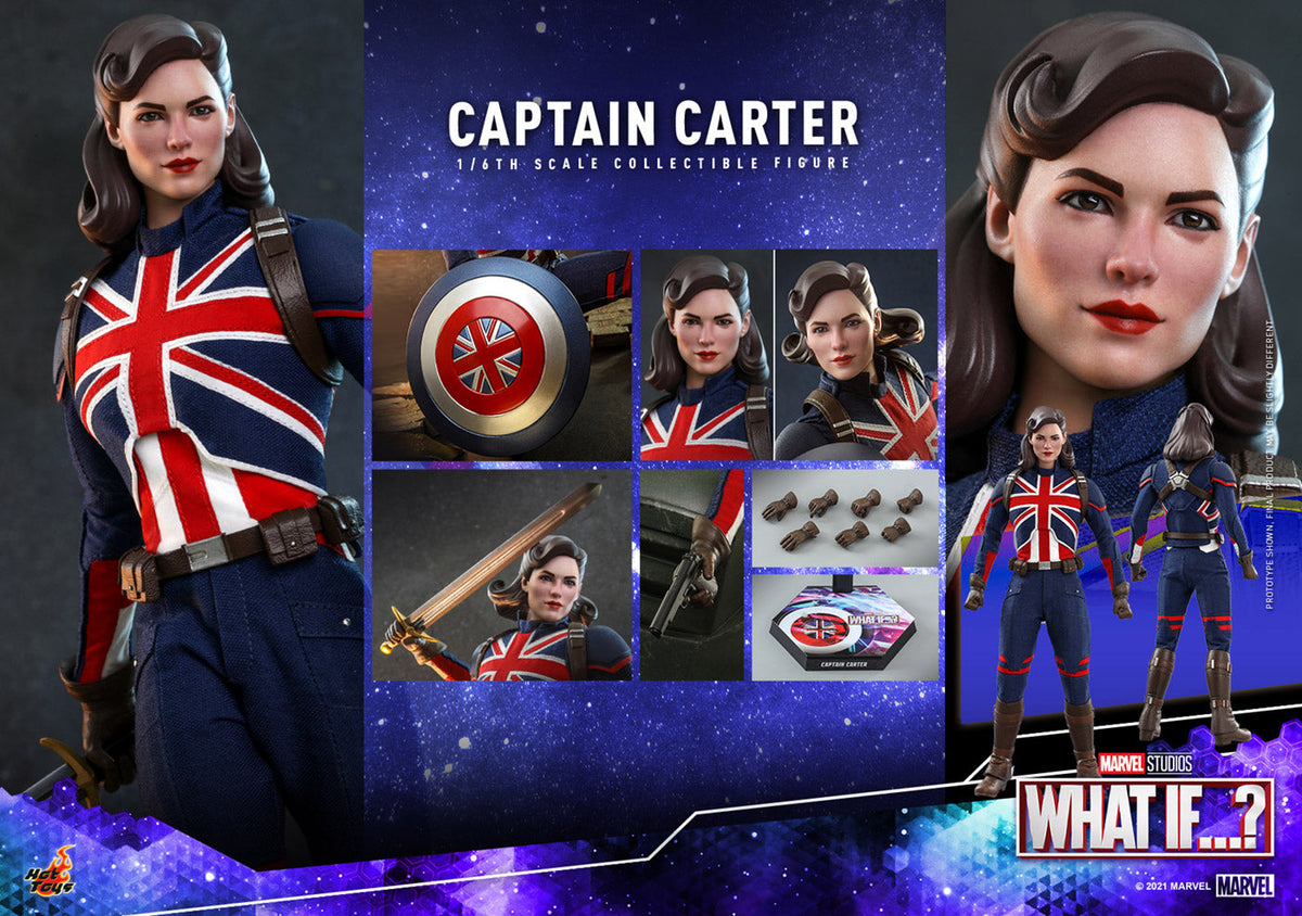 Hot Toys Captain Carter 1/6 Scale Action Figure product image 12, provided for visual reference and product detail review