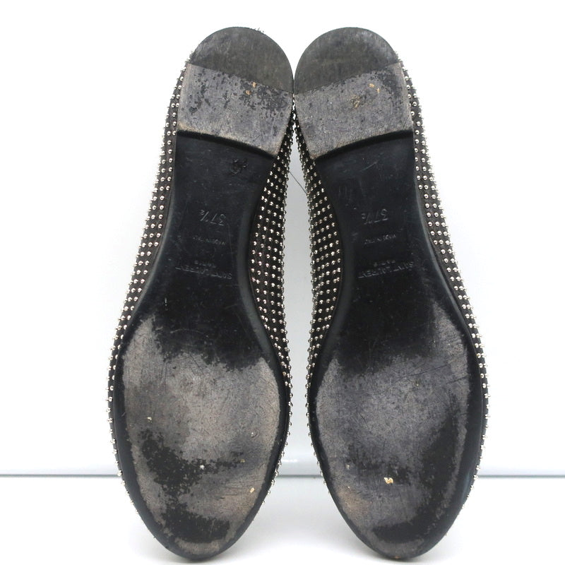 Saint Laurent Dance Ballet Flats Black Studded Leather Size 37.5 product image 10, provided for visual reference and product