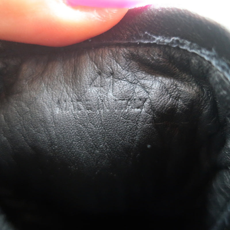 MM6 Maison Margiela High Top Platform Creeper Sneakers Black Leather Size 41 product image 10, provided for visual reference