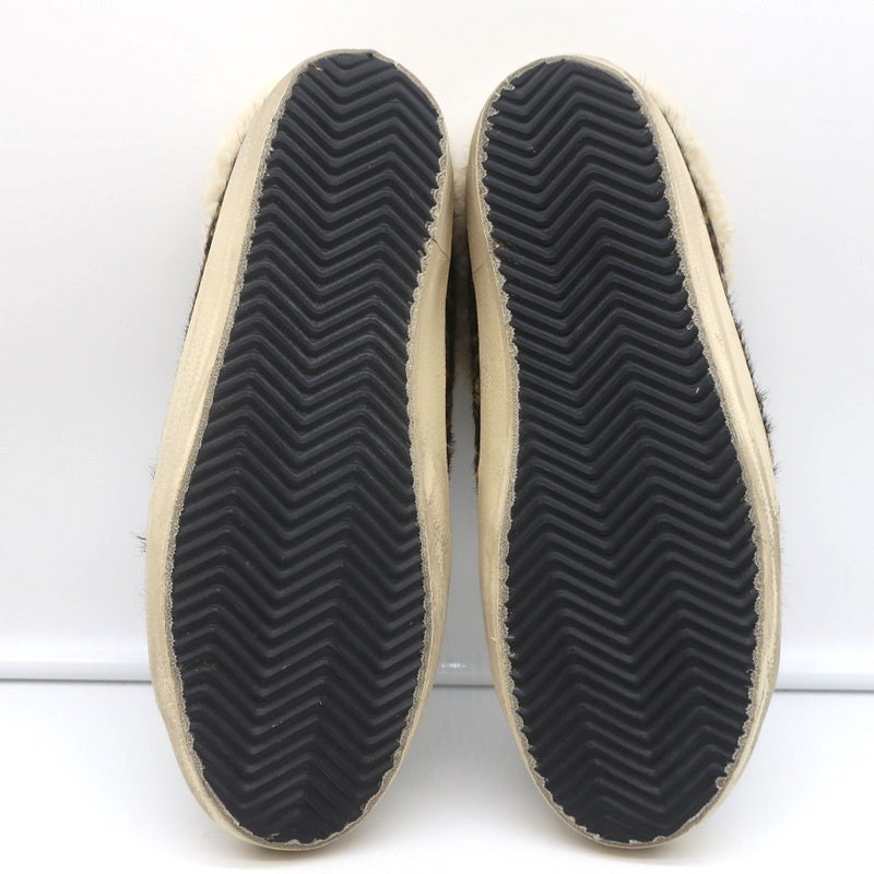 Golden Goose Superstar Sabot Shearling Sneakers Leopard Print Calf Hair Size 37 product image 10, provided for visual
