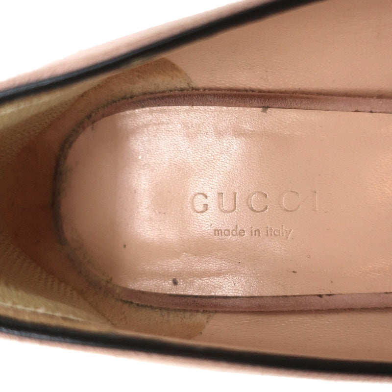 Gucci Marmont Mid-Heel Pumps Light Pink Fringed Suede Size 38 product image 10, provided for visual reference and product