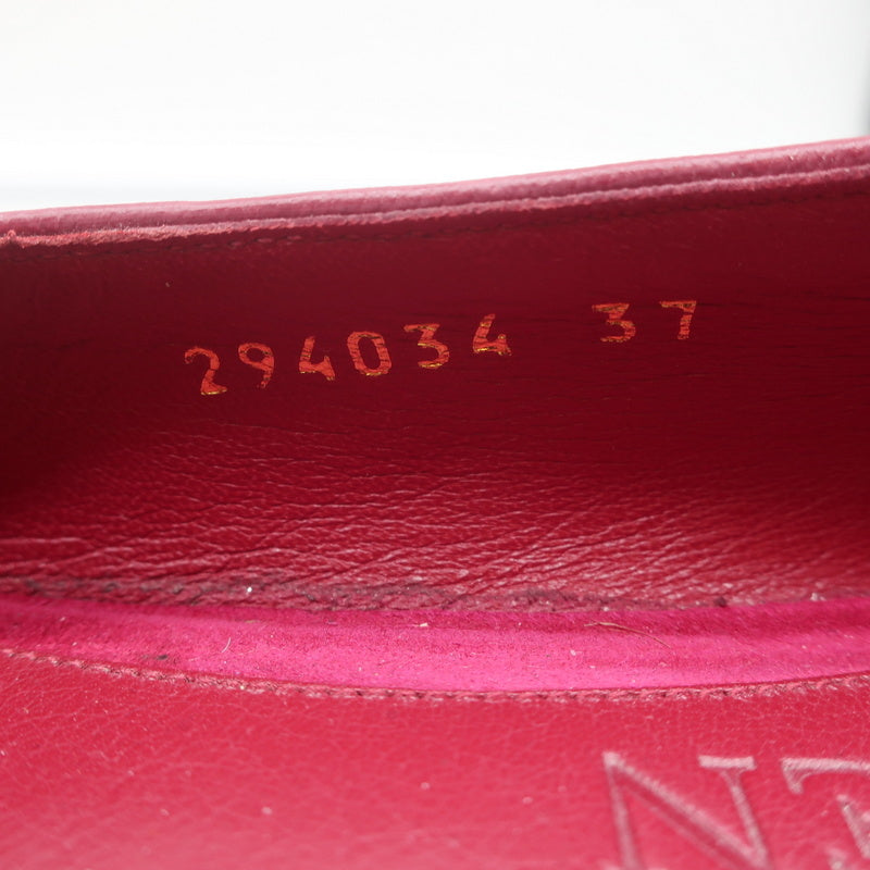 Alexander McQueen Sequin Skull Loafers Magenta Suede Size 37 Slip-On Flats product image 11, provided for visual reference