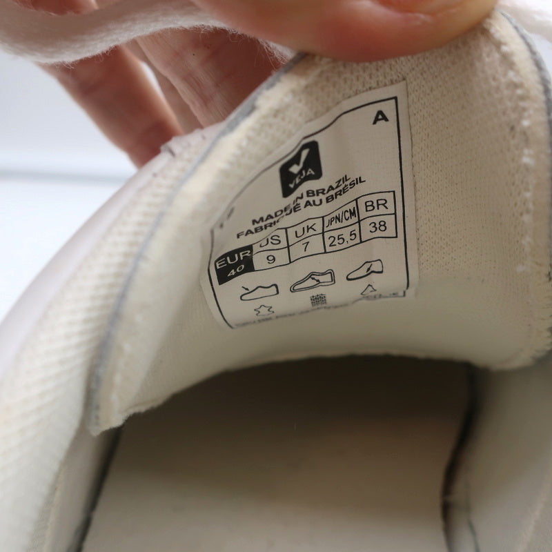 Veja V-12 Low Top Sneakers Extra White Leather Size 40 US 9 product image 11, provided for visual reference and product