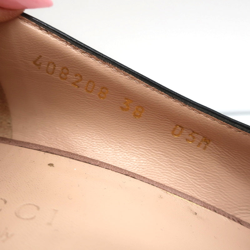 Gucci Marmont Mid-Heel Pumps Light Pink Fringed Suede Size 38 product image 11, provided for visual reference and product