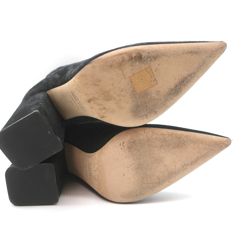 Paris Texas Mama Daily Boots Charcoal Stretch Suede Size 40 Pointed Toe product image 12, provided for visual reference and