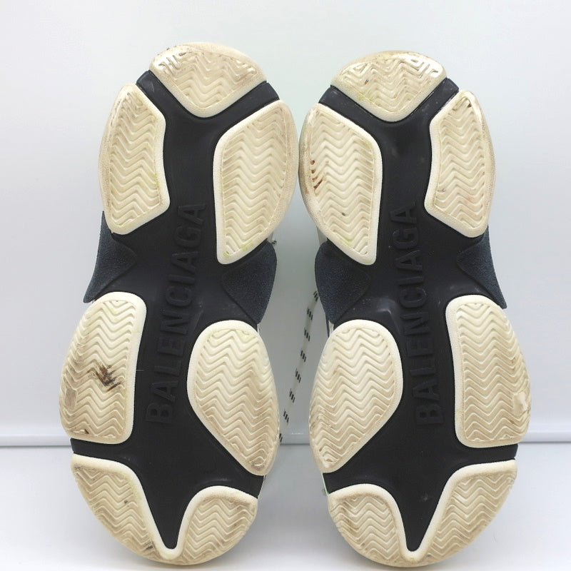 Balenciaga Triple S Sneakers White/Black/Neon Green Size 37 product image 12, provided for visual reference and product
