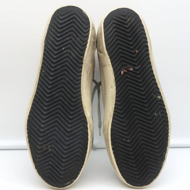 Golden Goose Mid Star Sneakers Off-White Leather & Purple Suede Size 37 product image 12, provided for visual reference and