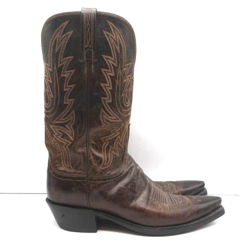 1883 by Lucchese Savannah Cowboy Boots Dark Brown Leather Size 11 product image 2, provided for visual reference and product