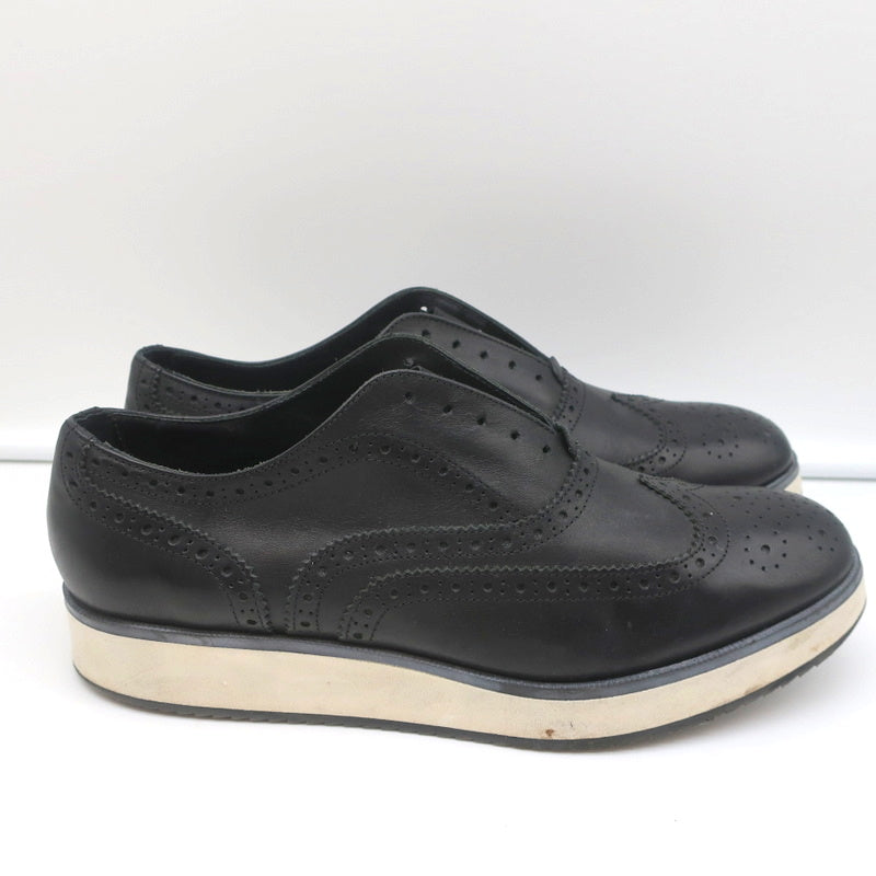 Rag & Bone Meli Flatform Brogues Black Perforated Leather Size 40 product image 2, provided for visual reference and product