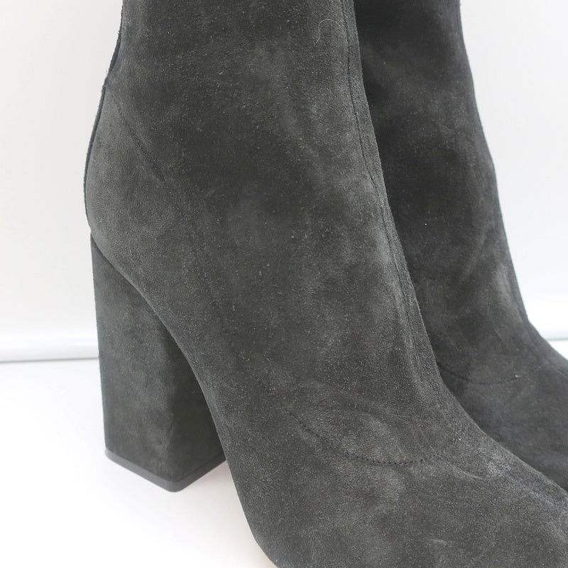 Paris Texas Mama Daily Boots Charcoal Stretch Suede Size 40 Pointed Toe product image 2, provided for visual reference and