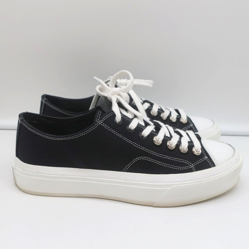Givenchy City Low Top Sneakers Black Canvas Size 38.5 product image 2, provided for visual reference and product detail