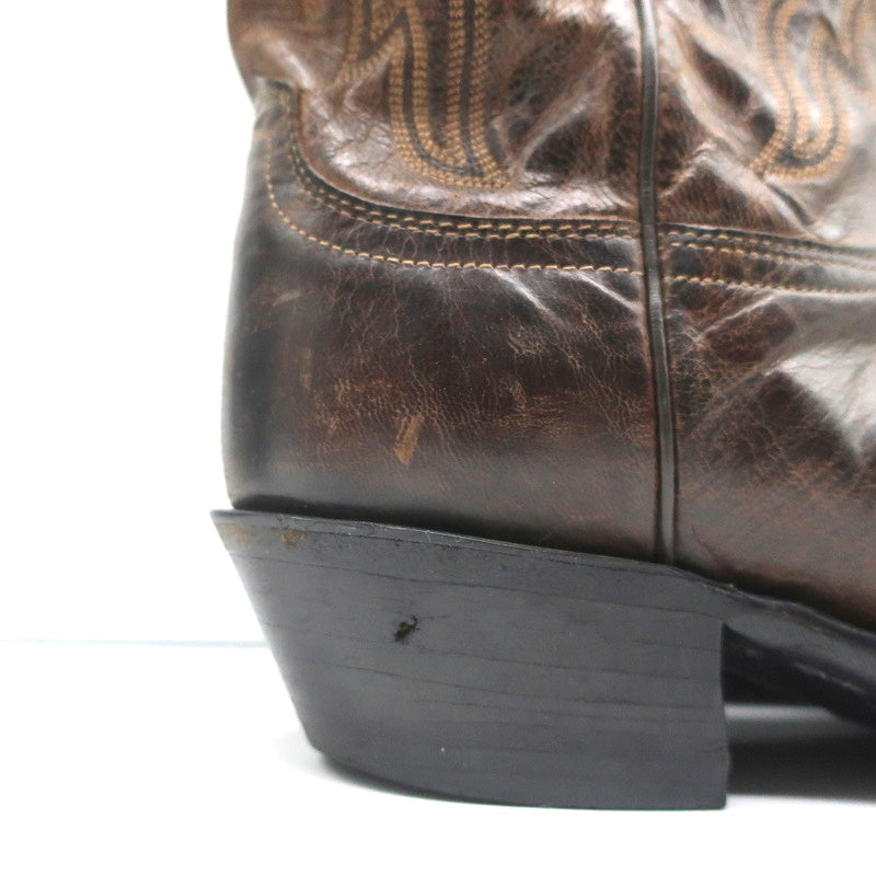 1883 by Lucchese Savannah Cowboy Boots Dark Brown Leather Size 11 product image 3, provided for visual reference and product