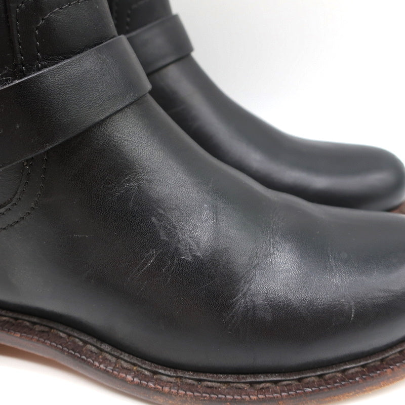 Rag & Bone Ashford Moto Boots Black Leather Size 36 Flat Ankle Boots product image 3, provided for visual reference and