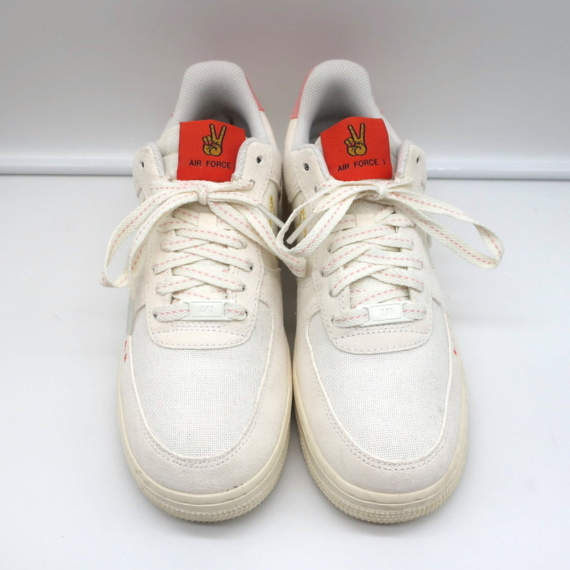 Nike Air Force 1 '07 Low Peace Rock N Roll Sneakers White Size 9 DQ7656-100 product image 4, provided for visual reference