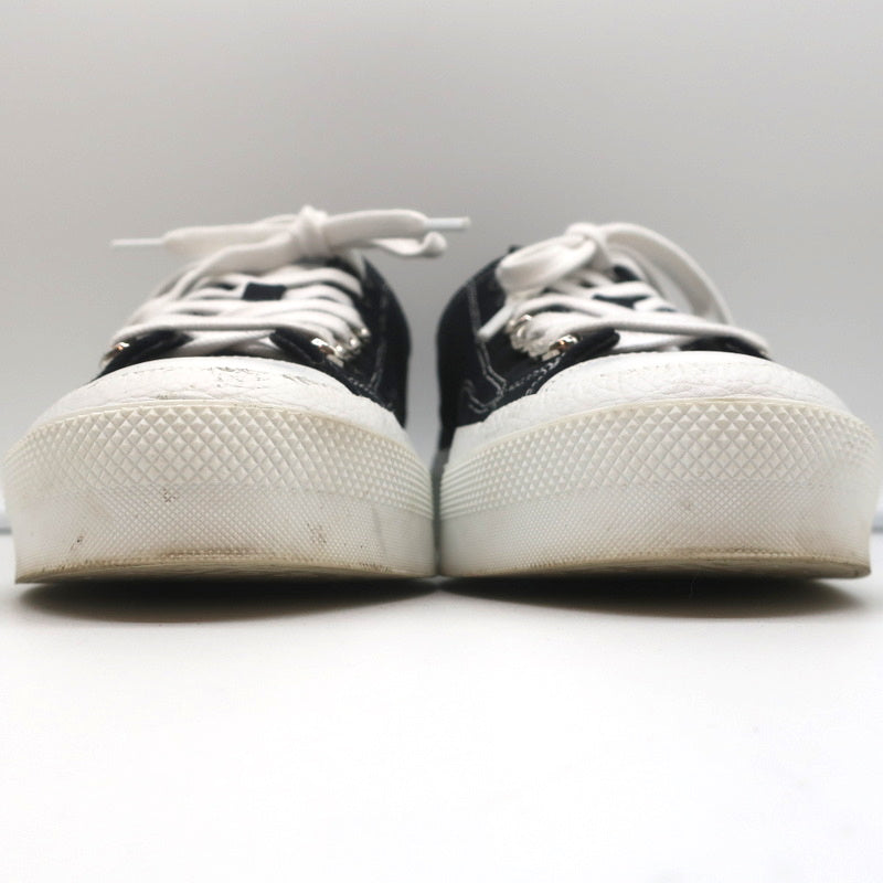 Givenchy City Low Top Sneakers Black Canvas Size 38.5 product image 5, provided for visual reference and product detail