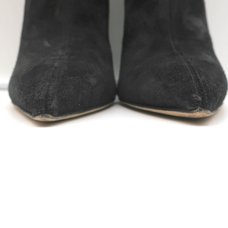 Paris Texas Mama Daily Boots Charcoal Stretch Suede Size 40 Pointed Toe product image 5, provided for visual reference and