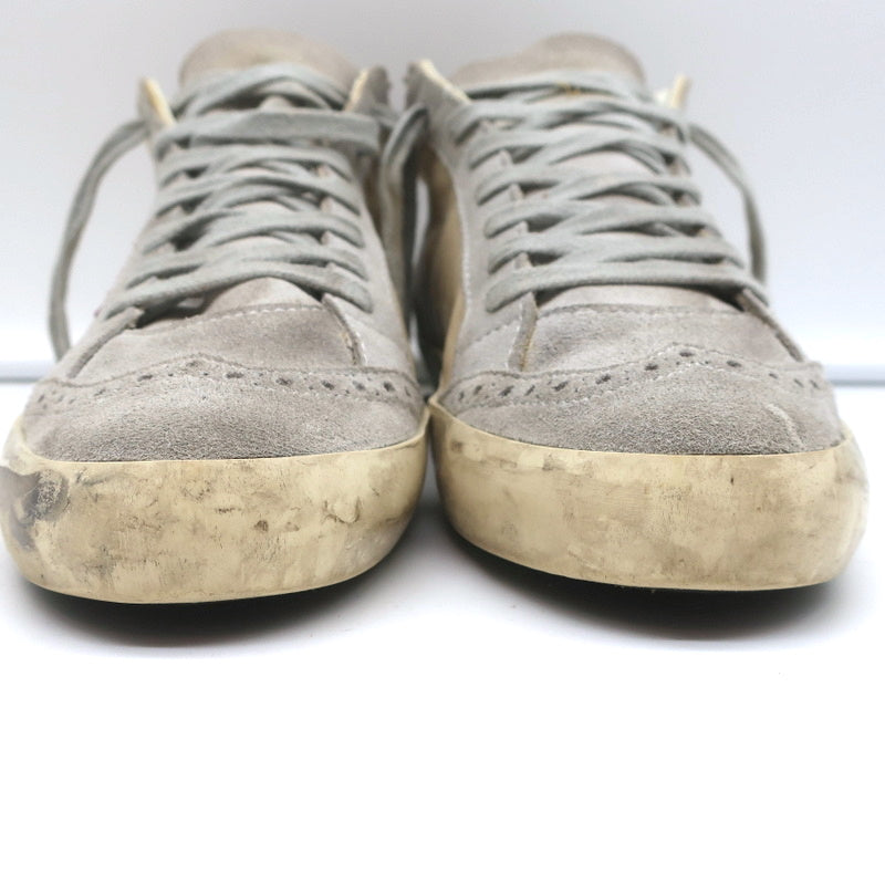 Golden Goose Mid Star Sneakers Off-White Leather & Purple Suede Size 37 product image 5, provided for visual reference and