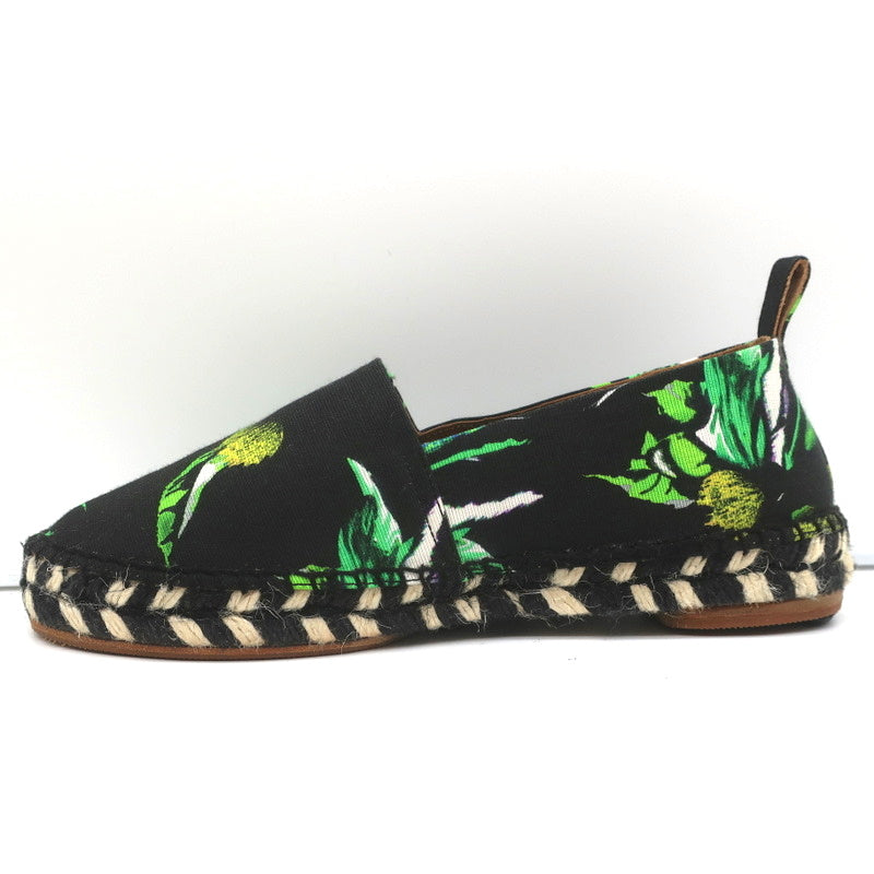 Proenza Schouler Espadrilles Black Floral Print Canvas Size 6 Slip-On Flats product image 6, provided for visual reference