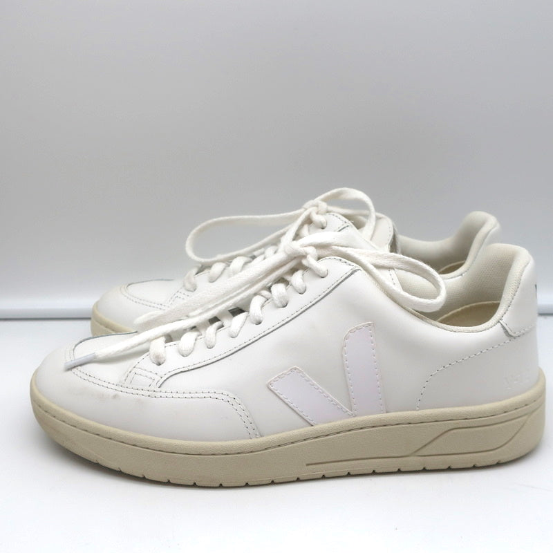 Veja V-12 Low Top Sneakers Extra White Leather Size 40 US 9 product image 6, provided for visual reference and product