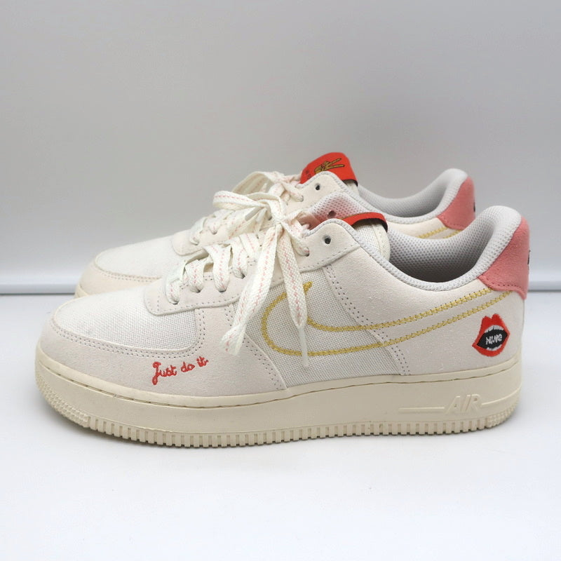Nike Air Force 1 '07 Low Peace Rock N Roll Sneakers White Size 9 DQ7656-100 product image 6, provided for visual reference