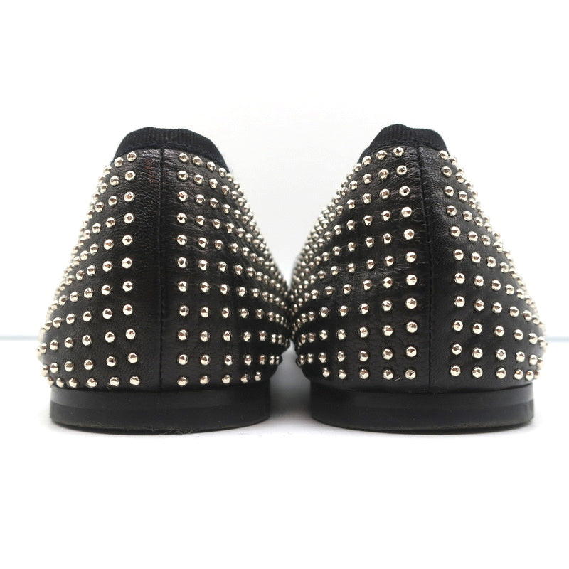 Saint Laurent Dance Ballet Flats Black Studded Leather Size 37.5 product image 7, provided for visual reference and product