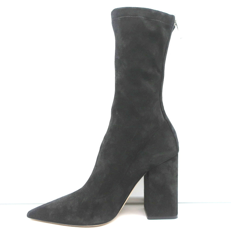 Paris Texas Mama Daily Boots Charcoal Stretch Suede Size 40 Pointed Toe product image 7, provided for visual reference and