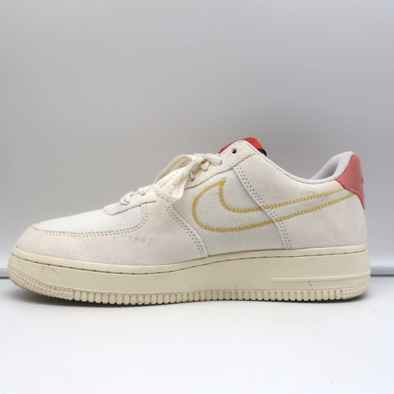 Nike Air Force 1 '07 Low Peace Rock N Roll Sneakers White Size 9 DQ7656-100 product image 7, provided for visual reference