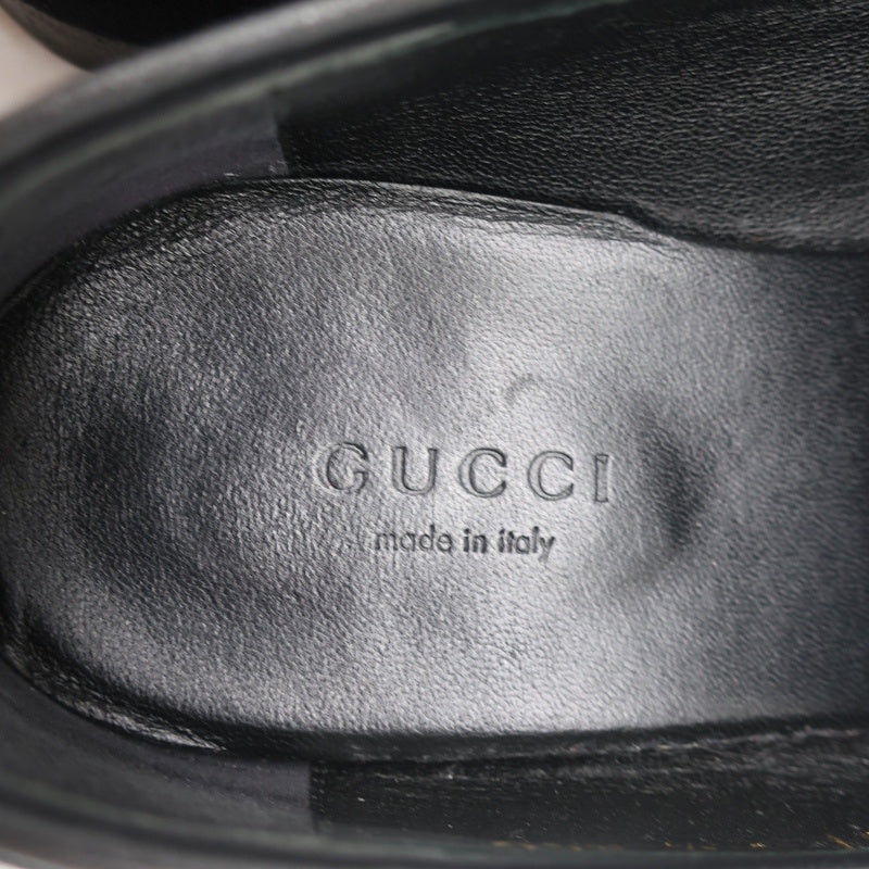 Gucci Jordaan Horsebit Loafers Black Velvet Size 37.5 product image 8, provided for visual reference and product detail