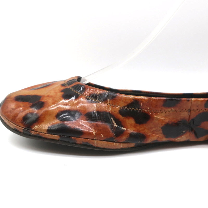 Tory Burch Eddie Ballet Flats Leopard Print Patent Leather Size 10.5 product image 8, provided for visual reference and