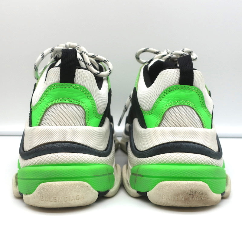 Balenciaga Triple S Sneakers White/Black/Neon Green Size 37 product image 8, provided for visual reference and product