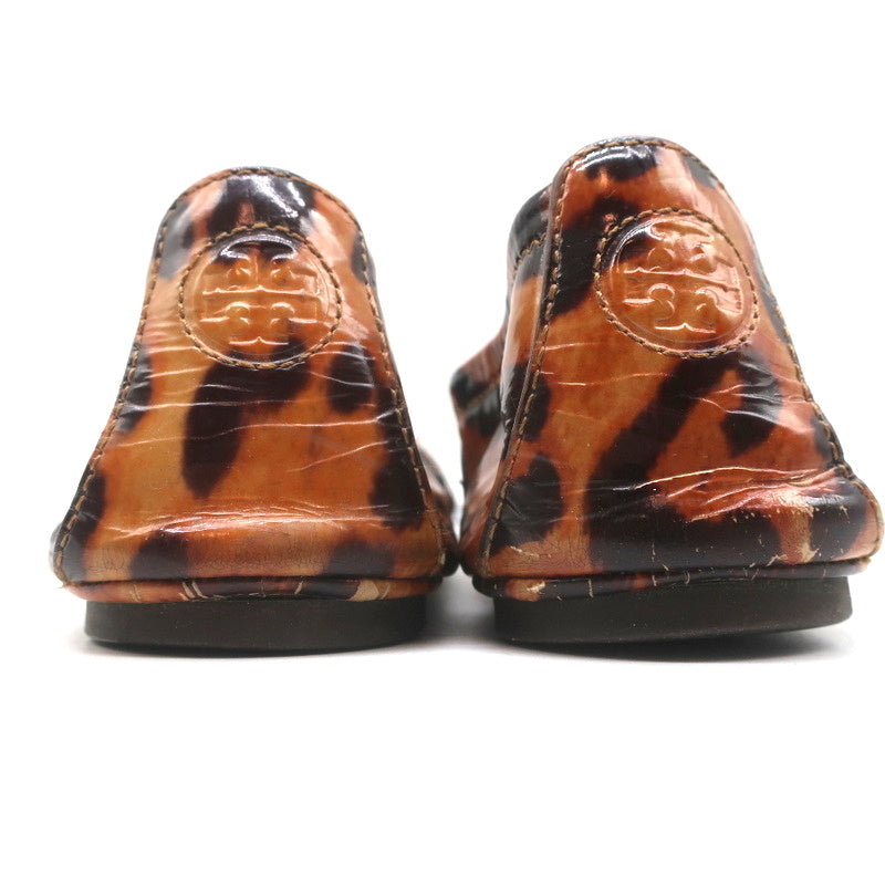 Tory Burch Eddie Ballet Flats Leopard Print Patent Leather Size 10.5 product image 9, provided for visual reference and