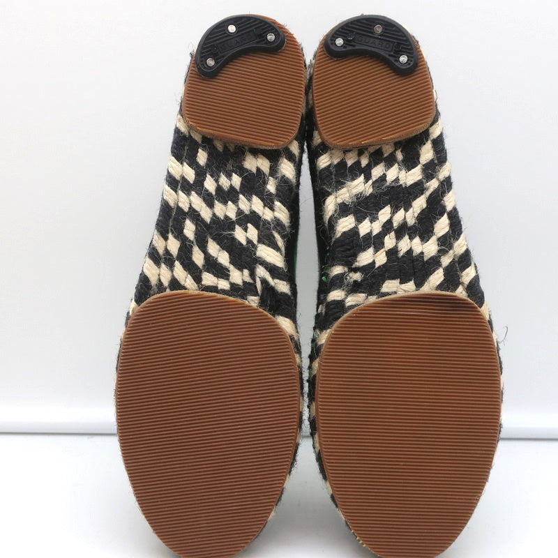 Proenza Schouler Espadrilles Black Floral Print Canvas Size 6 Slip-On Flats product image 9, provided for visual reference