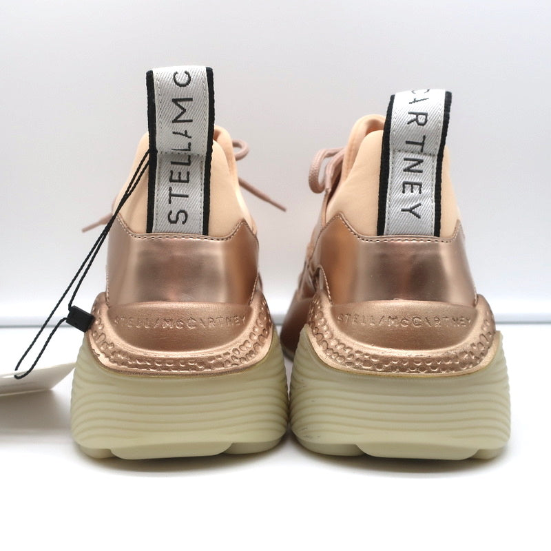 Stella McCartney Eclypse Sneakers Rose Gold Metallic Faux Leather Size 38 NEW product image 9, provided for visual reference