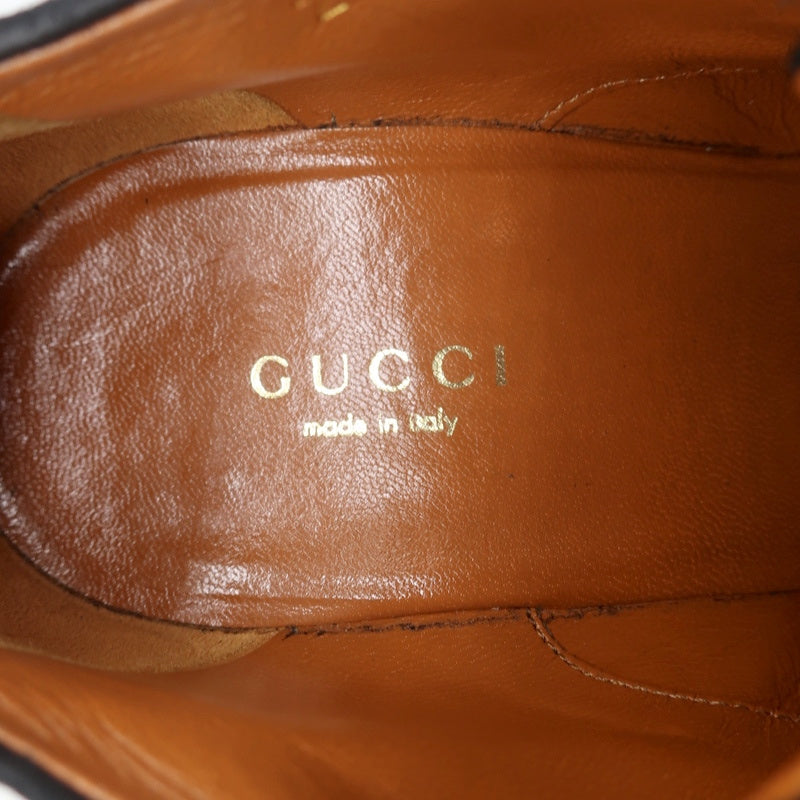 Gucci Betty Lace-Up Platform Booties Black Suede Size 38.5 product image 8, provided for visual reference and product detail