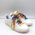 Stella McCartney x Stan Smith Vegan Sneakers White/Rainbow Size 5.5 product image 1, provided for visual reference and