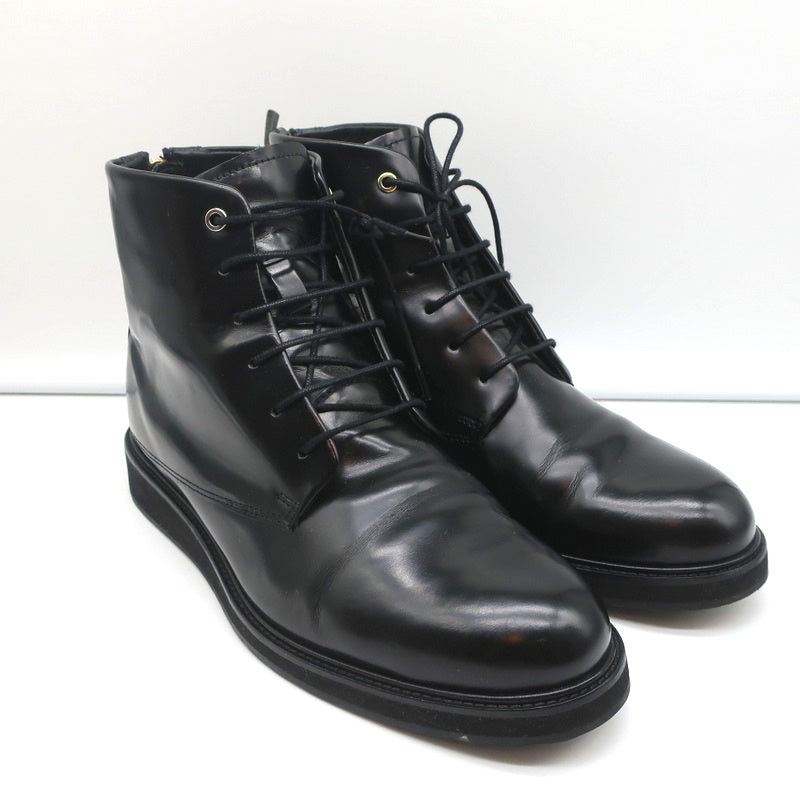 WANT Les Essentiels Derby Boots Menara Black Leather Size 41 Wedge Ankle Boots product image 1, provided for visual