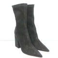 Paris Texas Mama Daily Boots Charcoal Stretch Suede Size 40 Pointed Toe product image 1, provided for visual reference and