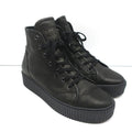 MM6 Maison Margiela High Top Platform Creeper Sneakers Black Leather Size 41 product image 1, provided for visual reference