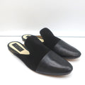 Rag & Bone Flat Mules Sabine Black Suede & Leather Size 41 product image 1, provided for visual reference and product detail