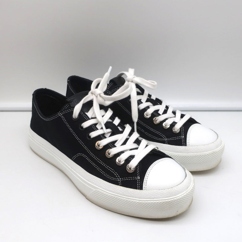 Givenchy City Low Top Sneakers Black Canvas Size 38.5 product image 1, provided for visual reference and product detail