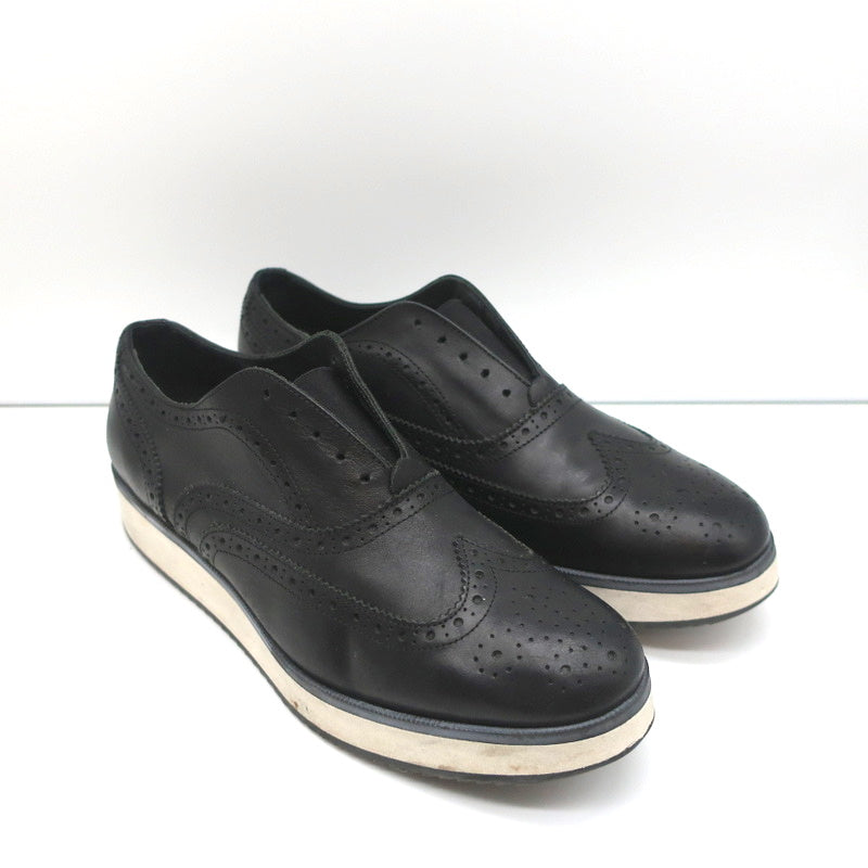 Rag & Bone Meli Flatform Brogues Black Perforated Leather Size 40 product image 1, provided for visual reference and product