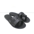 Ancient Greek Sandals Desmos Slides Black Leather Size 38 product image 1, provided for visual reference and product detail