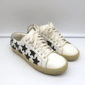 Saint Laurent Court Classic Star Sneakers White & Black Leather Size 36.5 product image 1, provided for visual reference and