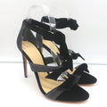Alexandre Birman Mary Knot Sandals Black Glitter & Velvet Size 39 NEW product image 1, provided for visual reference and